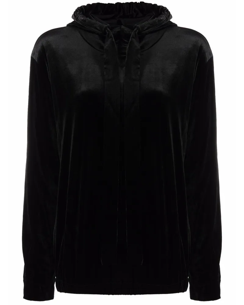 Norma Kamali Klassisches Langarmshirt - Schwarz Schwarz