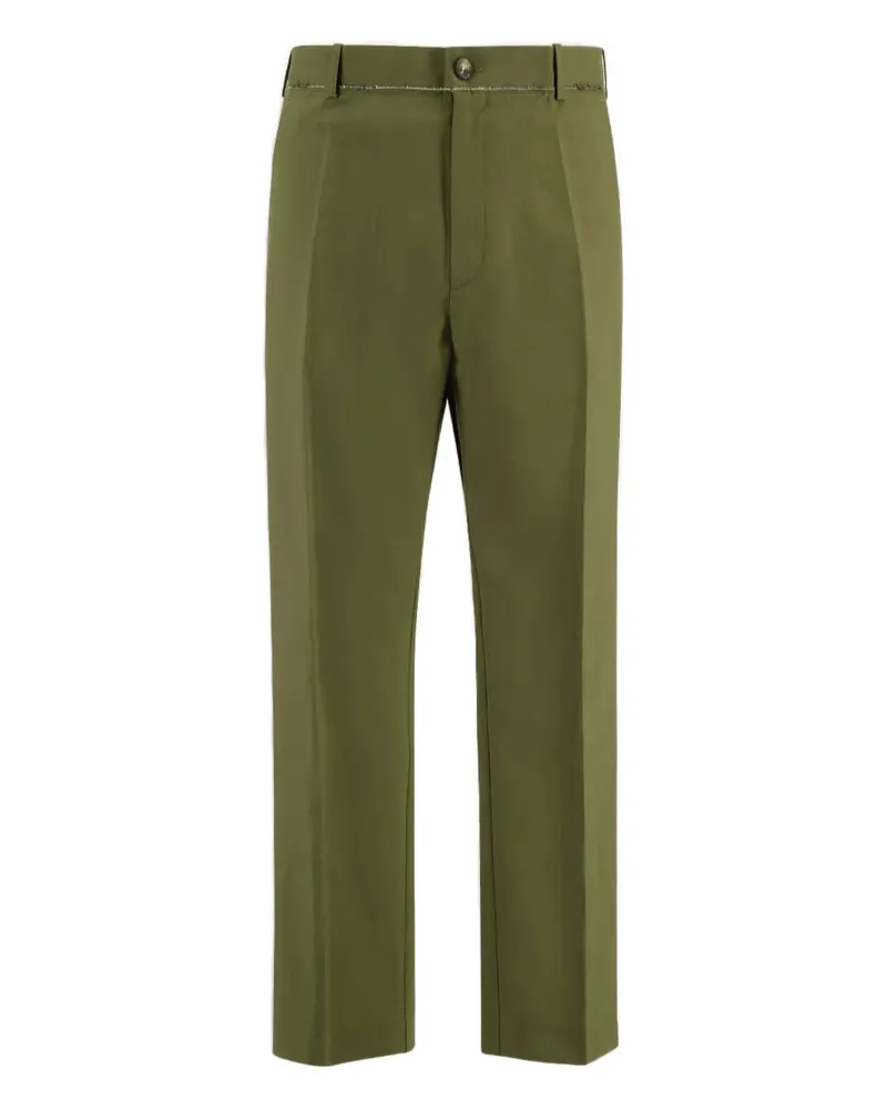 Marni Hose mit Faltendetail - Grün Grün