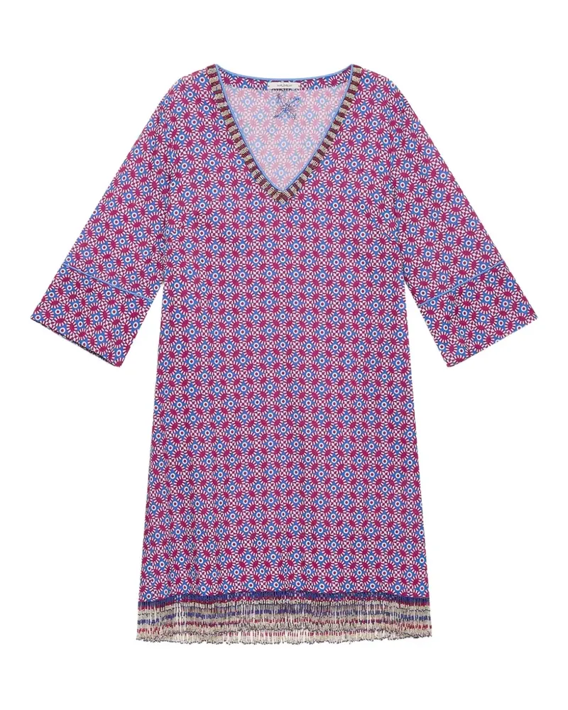 Maliparmi fringed mini dress - Rosa Rosa