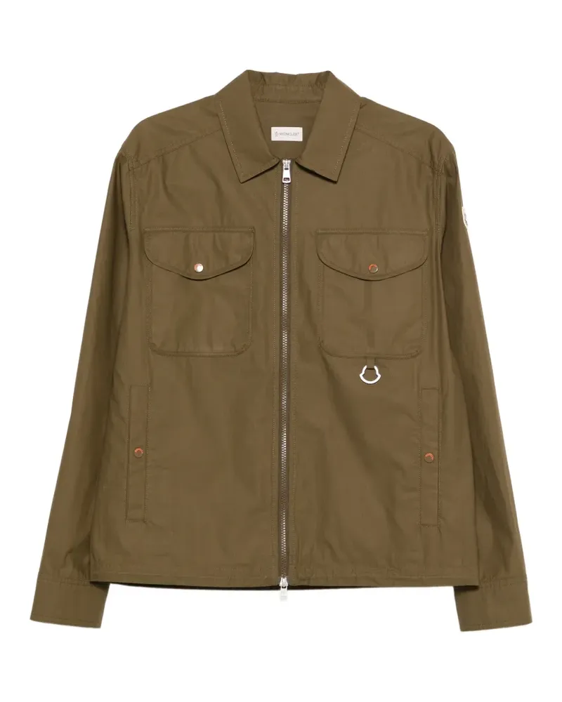 Moncler zip flap-pocket jacket - Braun Braun