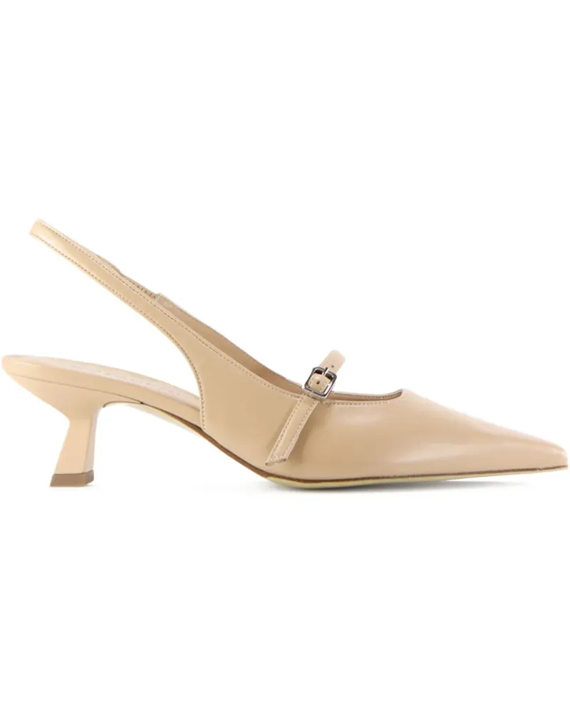 NOTABENE Elina Slingback-Pumps mit spitzer Kappe - Nude Nude