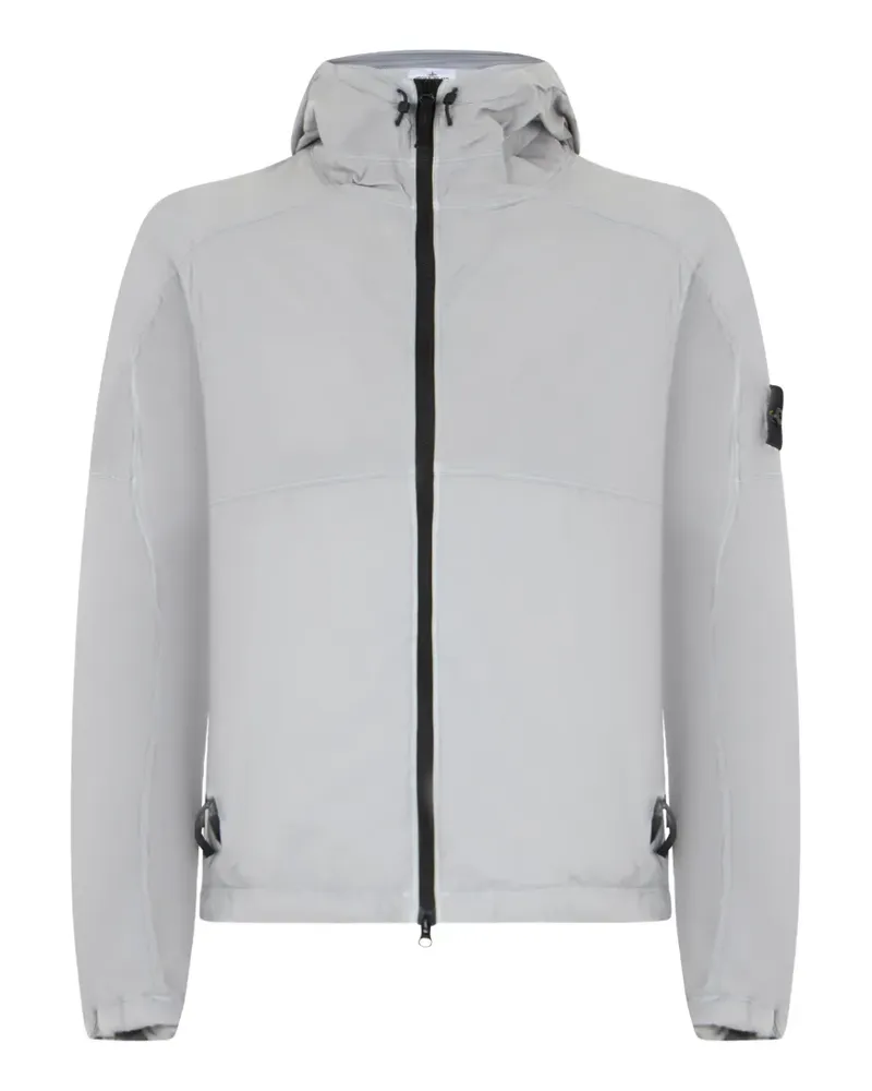 Stone Island hooded water-repellent jacket - Grau Grau