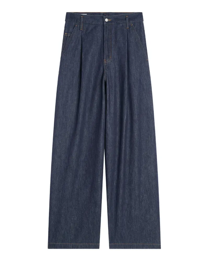 Dries van Noten Jeans mit Falten - Blau Blau
