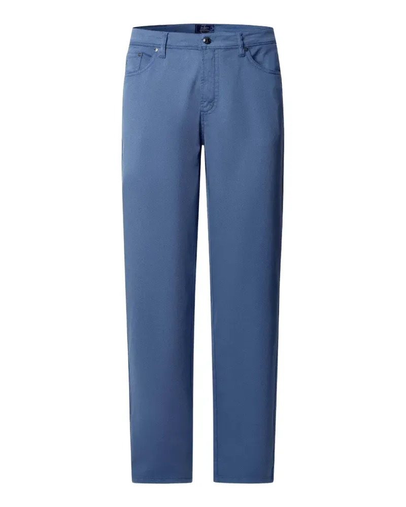 Hackett Trinity Hose in Satinbindung - Blau Blau