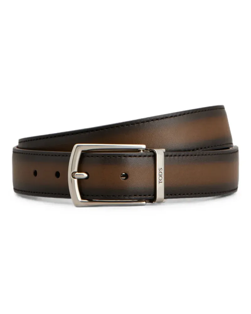 TOD'S Wendbarer Gürtel aus Leder - Braun Braun