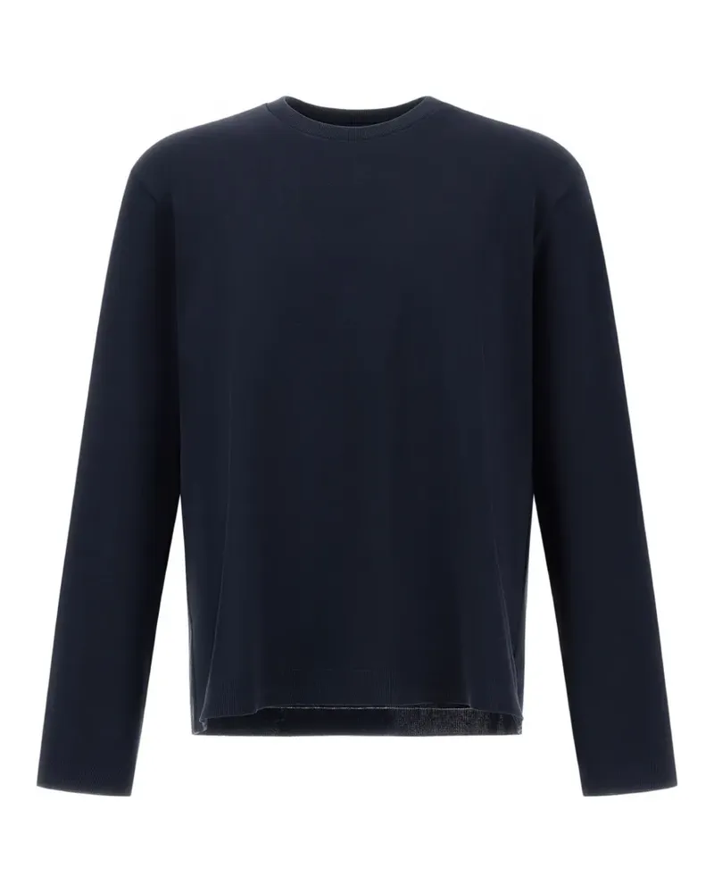 Herno crew-neck long sleeve T-shirt - Blau Blau