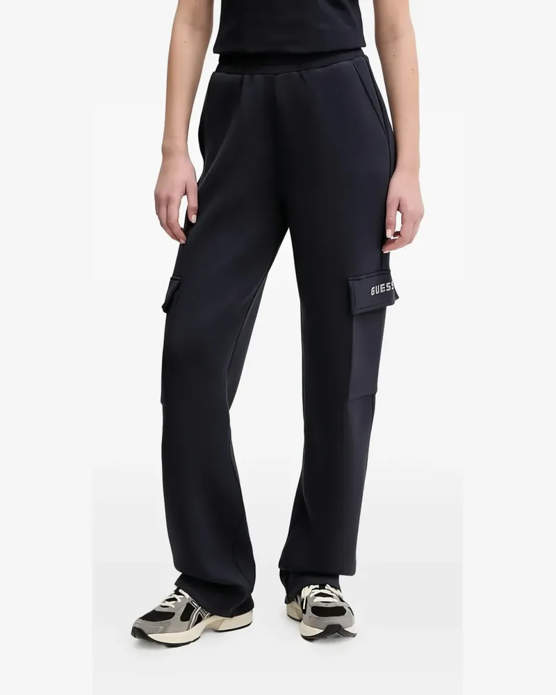 Guess slash-pocket track pants - Blau Blau