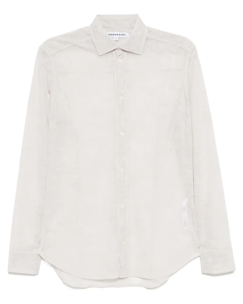 JORDANLUCA Ritz Hemd - Grau Grau