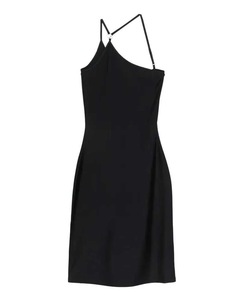 COPERNI C-logo one-shoulder midi dress - Schwarz Schwarz