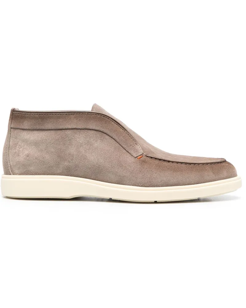 Santoni Loafer aus Wildleder - Braun Braun