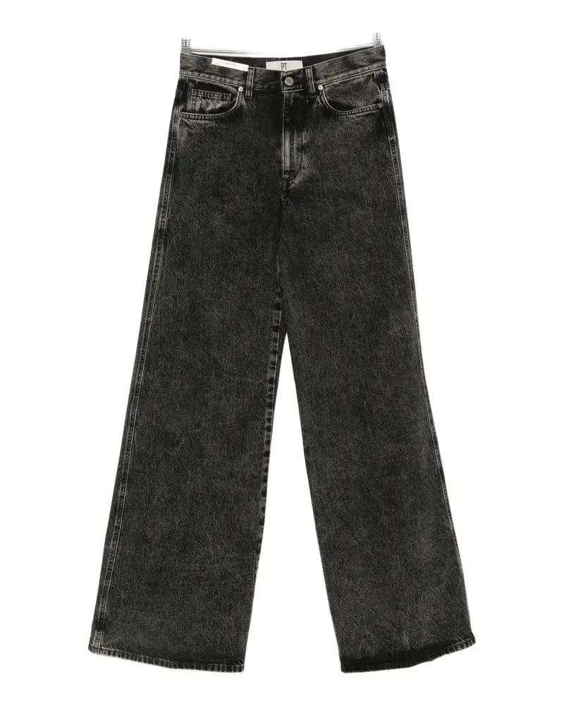 PT TORINO Cyndi belt-loop jeans - Schwarz Schwarz