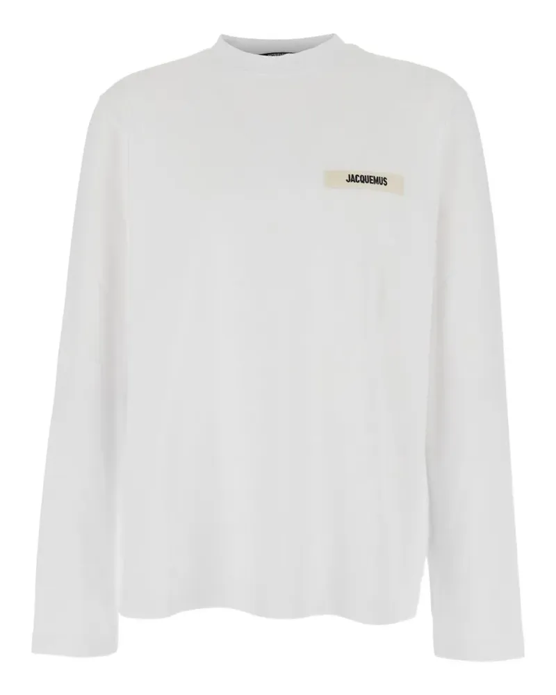 Jacquemus logo-patch T-shirt - Weiß Weiß
