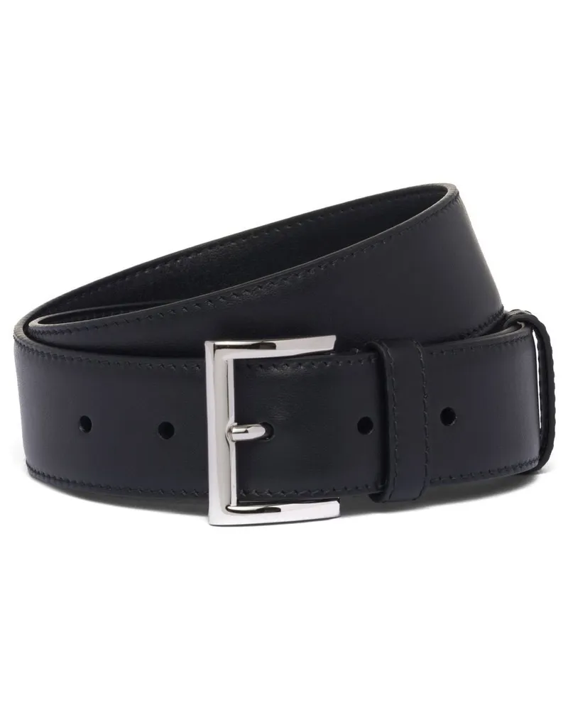 Prada Gürtel mit Logo - Schwarz Schwarz