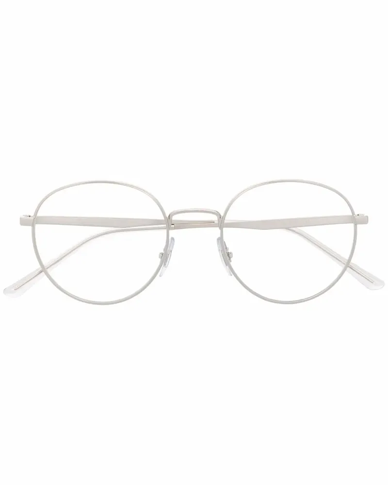 Ray Ban Brille mit rundem Gestell - Silber Silber