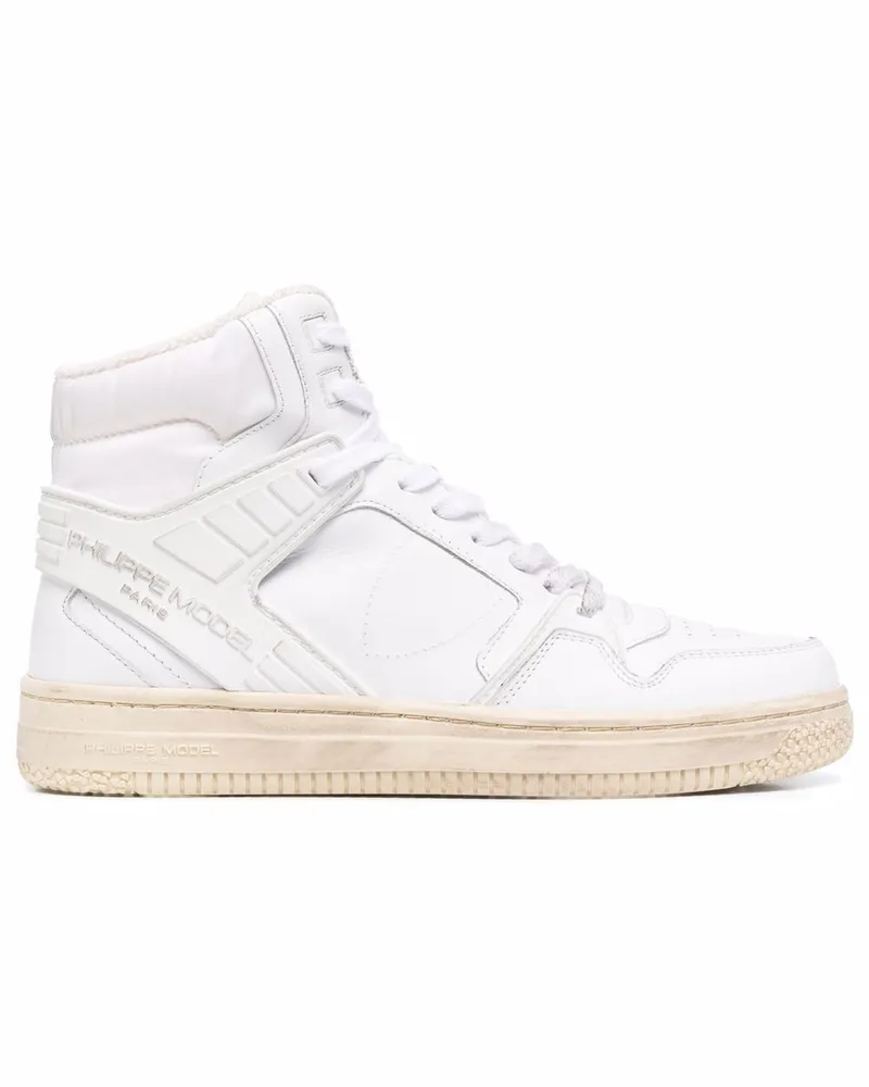 Philippe Model Klassische High-Top-Sneakers - Weiß Weiß