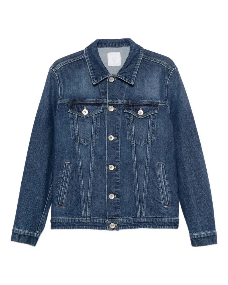 Eleventy button-fastening denim jacket - Blau Blau