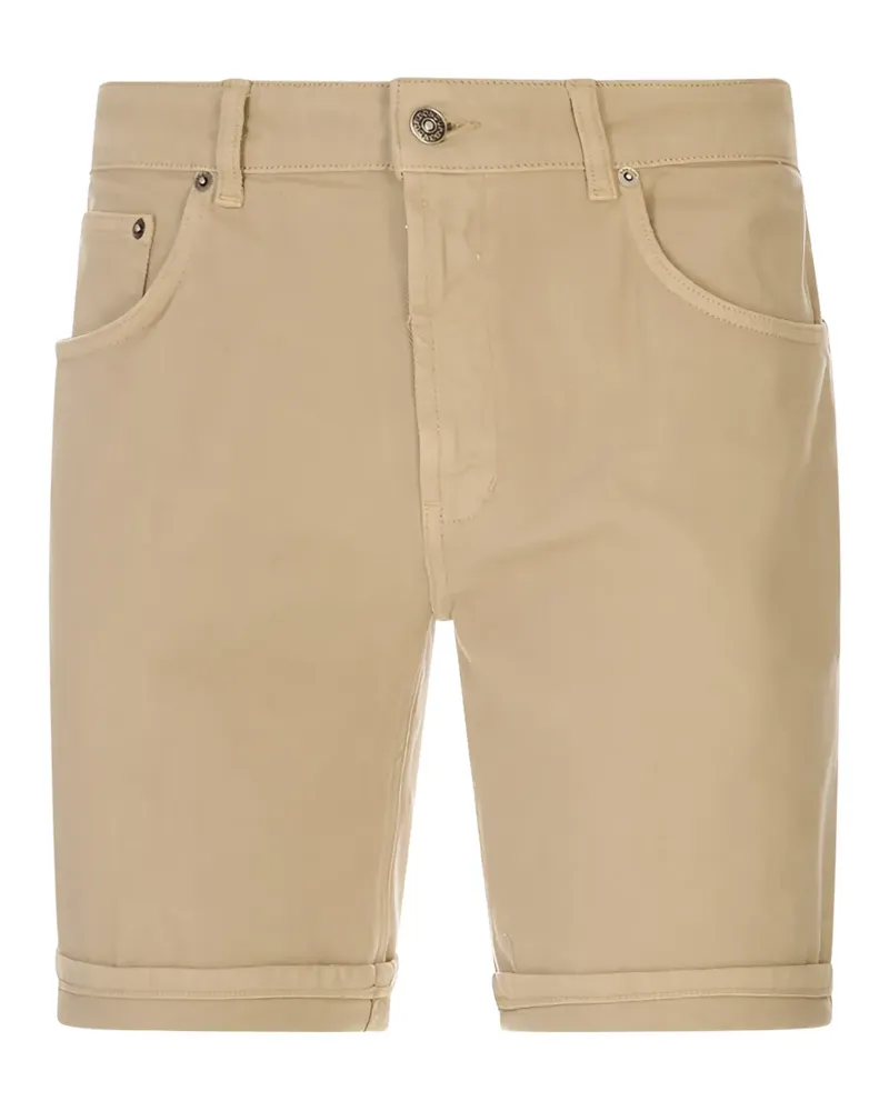 Dondup rolled-hem bermuda shorts - Nude Nude