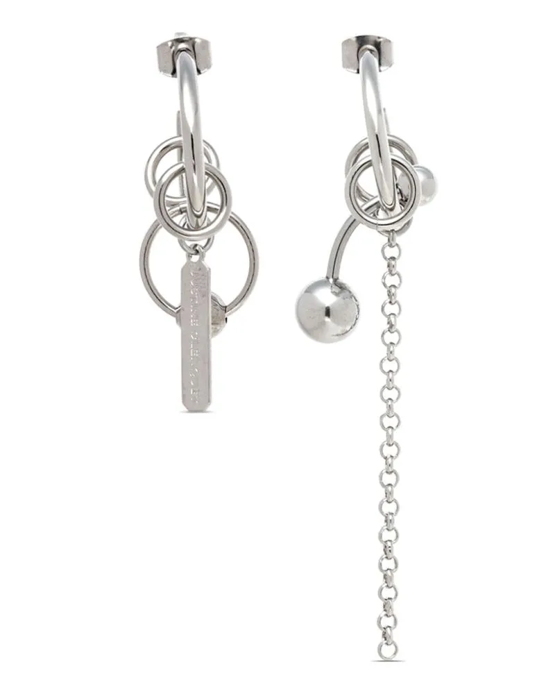 Justine Clenquet Evie mismatch earrings Silber