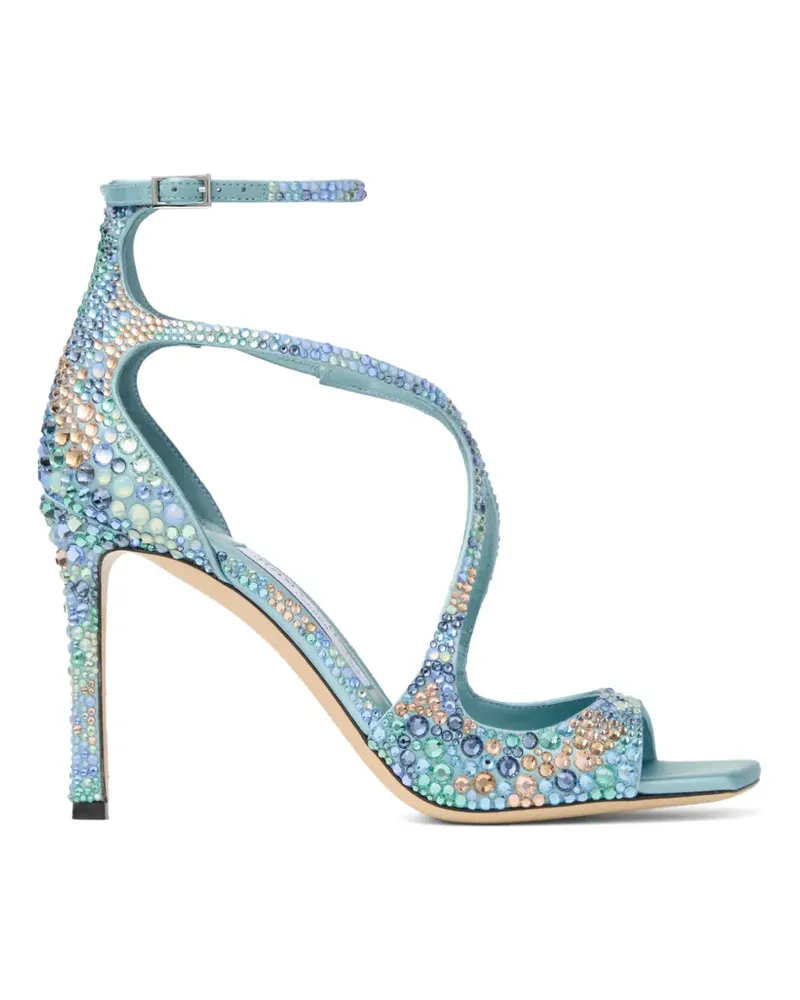 Jimmy Choo Sandalen mit Kristallen - Blau Blau