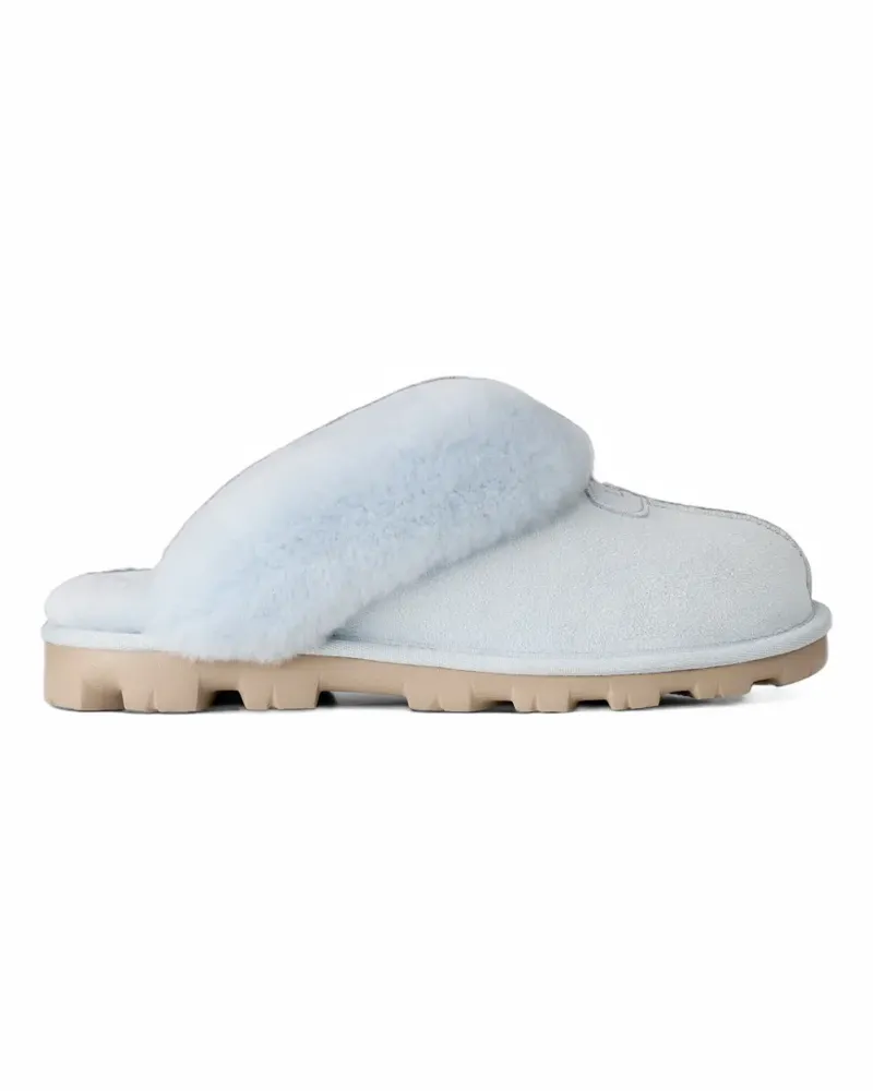 UGG Disquette Slipper mit Shearlingborte - Blau Blau