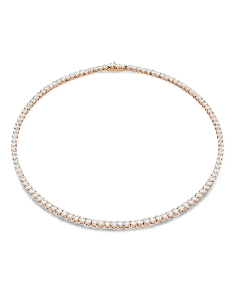 Swarovski Halskette mit Kristallen - Rosa Rosa