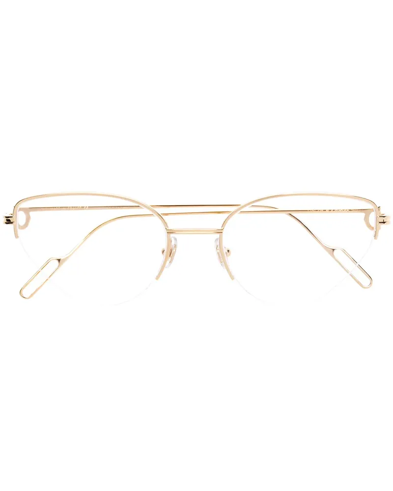 Cartier Cat-Eye-Brille - Gold Gold