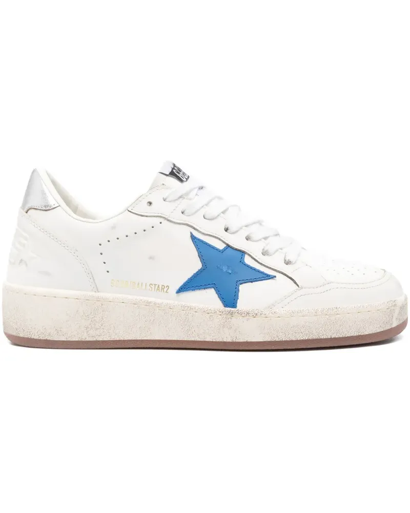 Golden Goose Ball Star 2 Sneakers mit Sterndetail - Weiß Weiß
