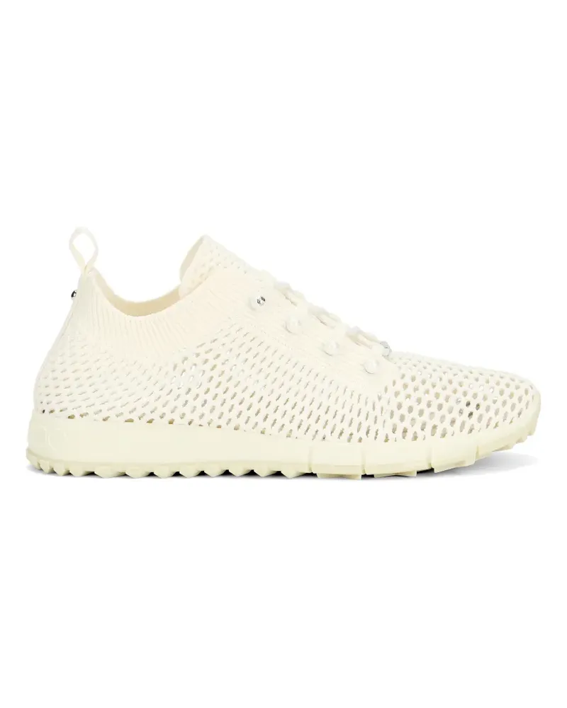 Jimmy Choo Veles embellished sneakers - Nude Nude