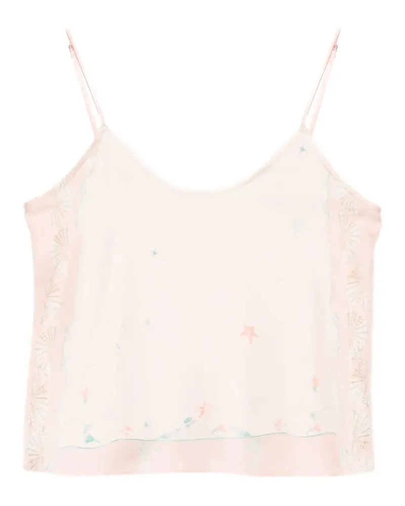 forte_forte shell-print silk top - Rosa Rosa