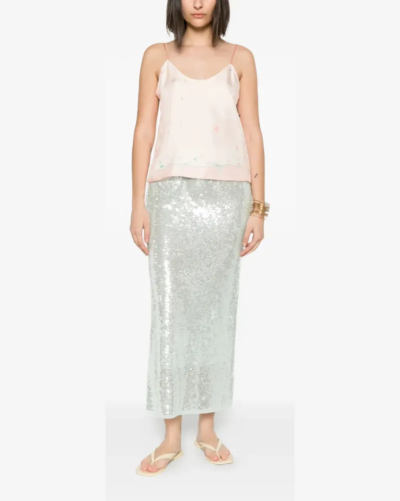 forte_forte shell-print silk top - Rosa Rosa