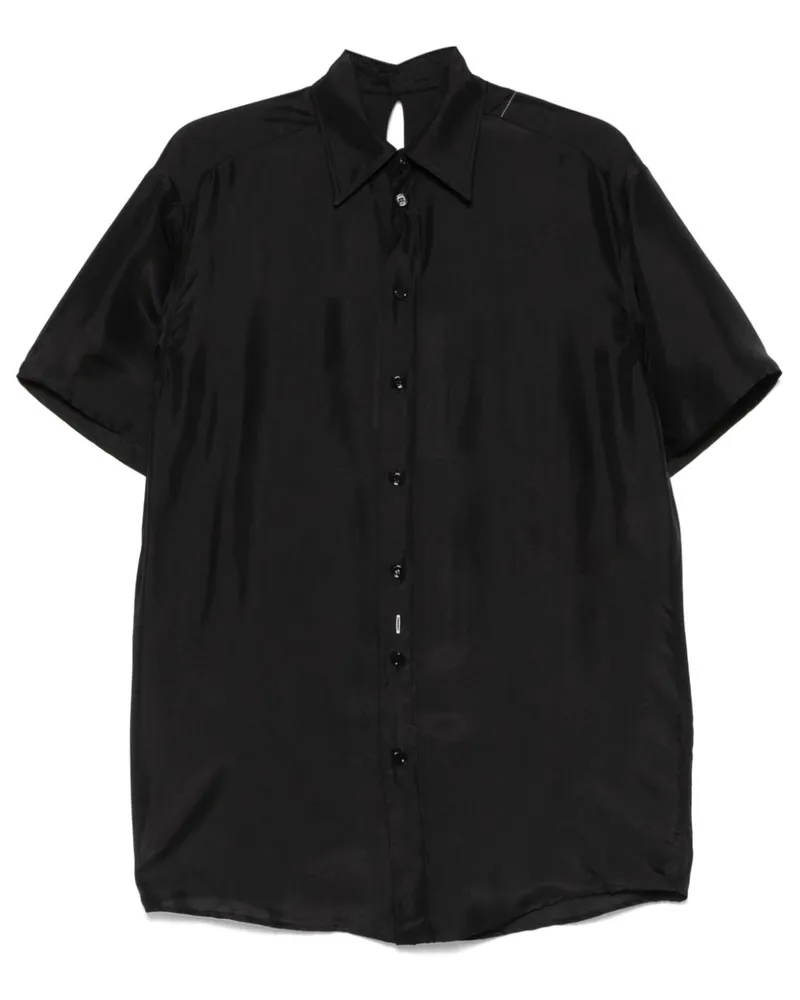 Maison Margiela Bluse aus Seide - Schwarz Schwarz