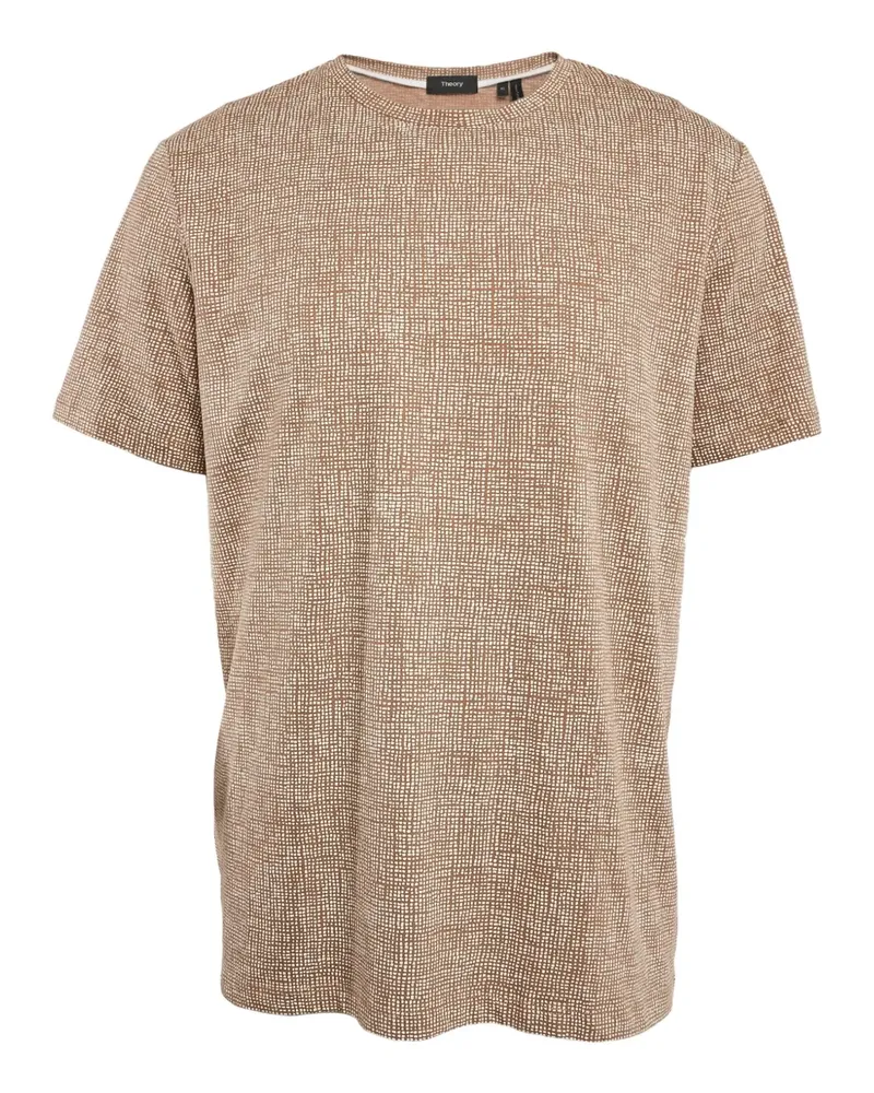 Theory Pre-owned meliertes T-Shirt - Nude Nude