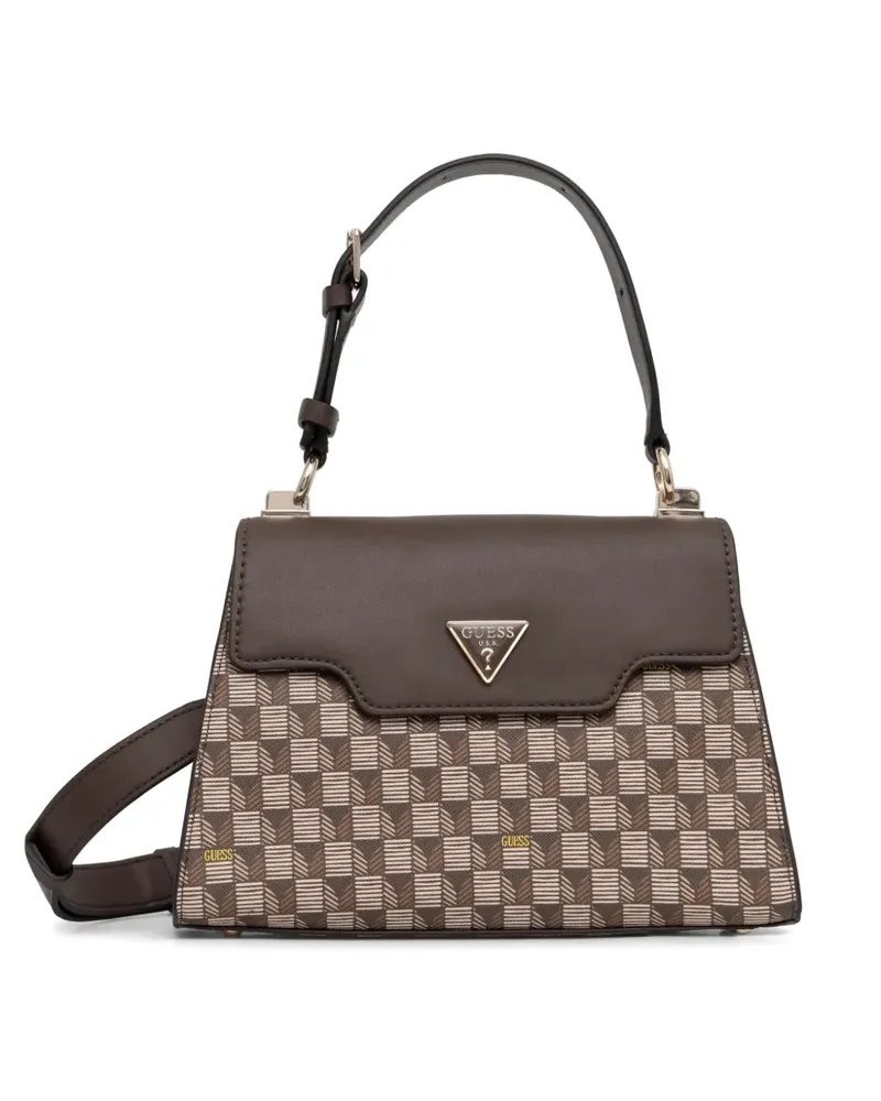 Guess G Wave Satchel-Tasche - Braun Braun