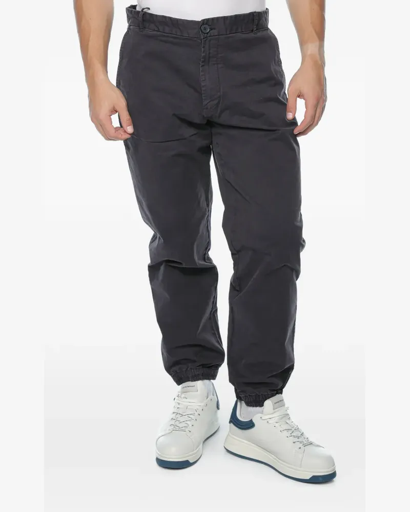 Armani Exchange elasticated-cuff trousers - Grau Grau