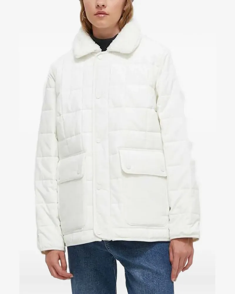 Vans faux-fur-collar puffer jacket - Weiß Weiß