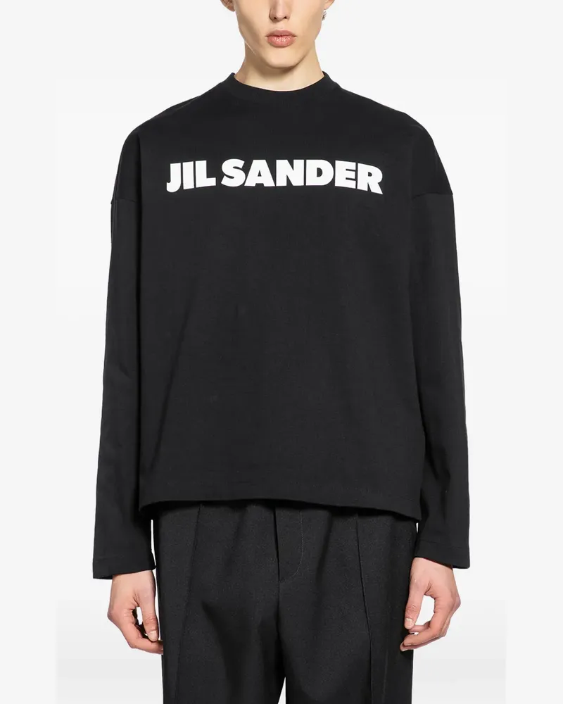 Jil Sander CN long-sleeve T-shirt - Schwarz Schwarz