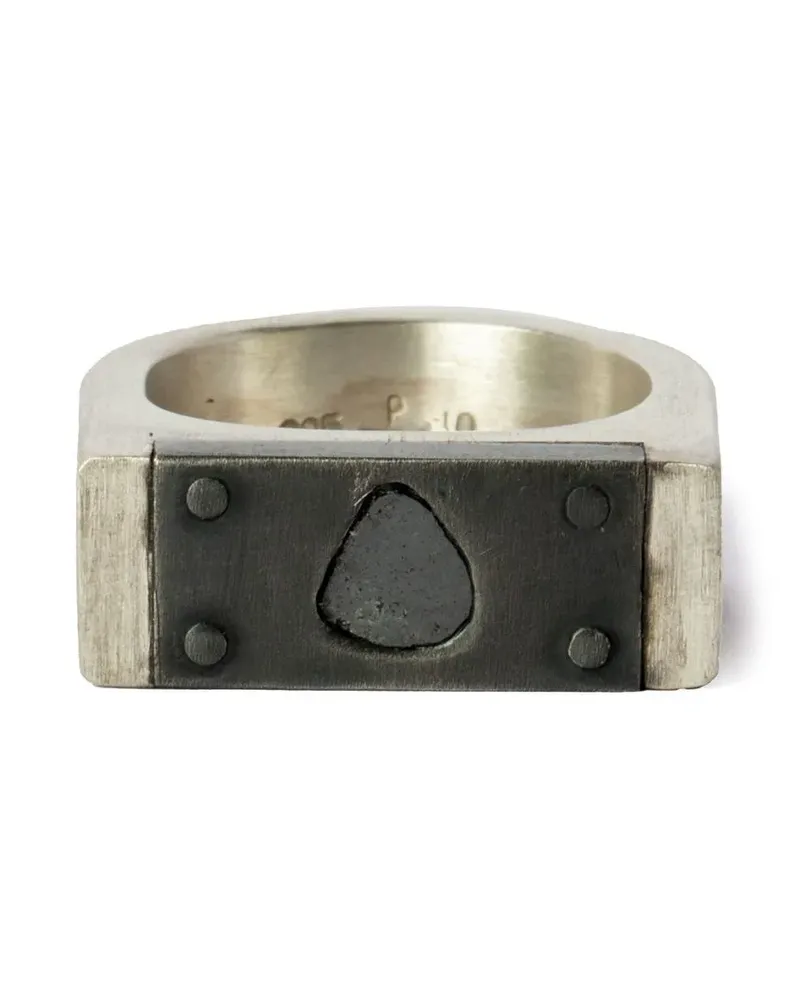 Parts Of Four Ring aus oxidiertem Silber Silber