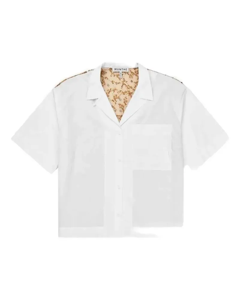MUNTHE Naoko short-sleeved shirt - Weiß Weiß