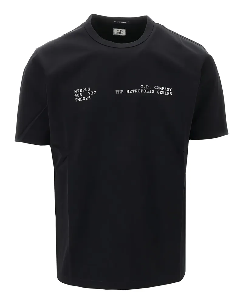 C.P. Company T-Shirt aus Baumwolle - Schwarz Schwarz