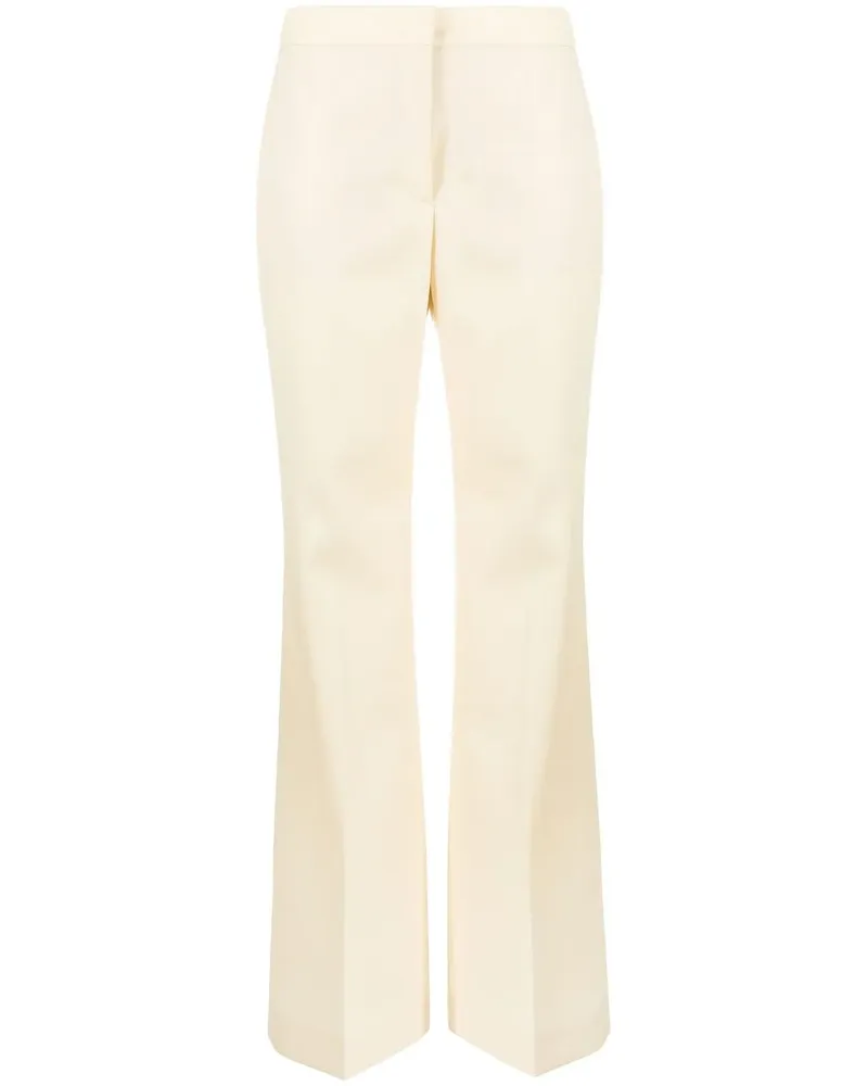 Moschino High-Waist-Hose mit geradem Bein - Nude Nude
