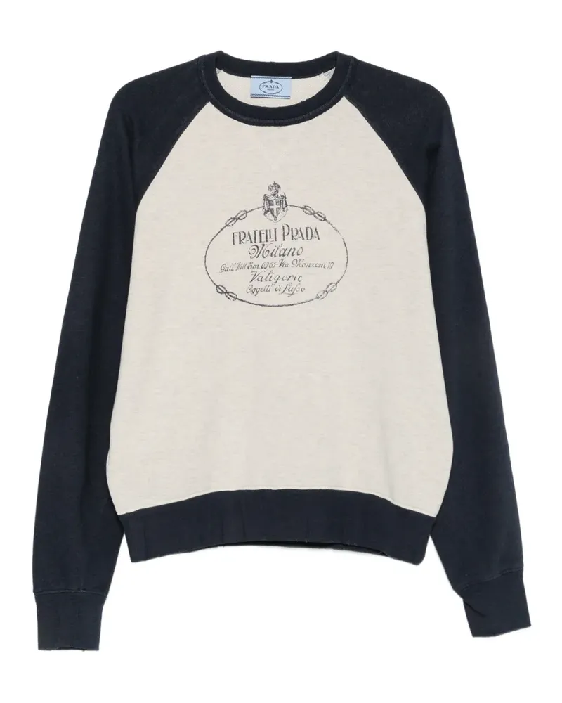 Prada Sweatshirt mit Raglanärmeln - Nude Nude
