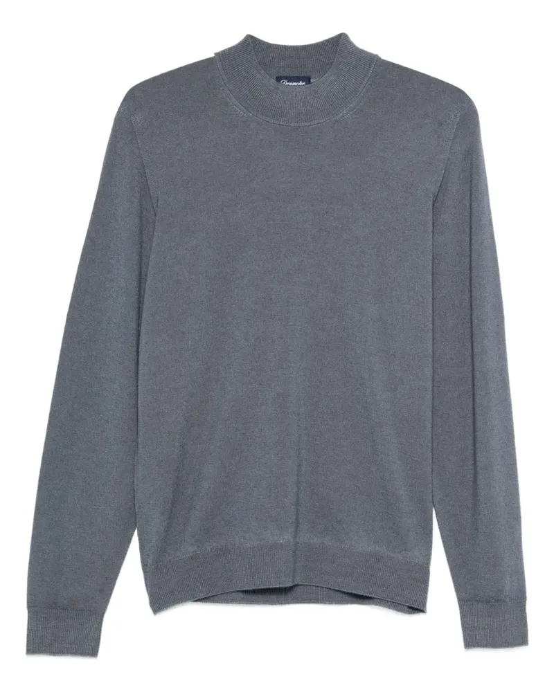 Drumohr  Pullover mit Stehkragen - Grau Grau