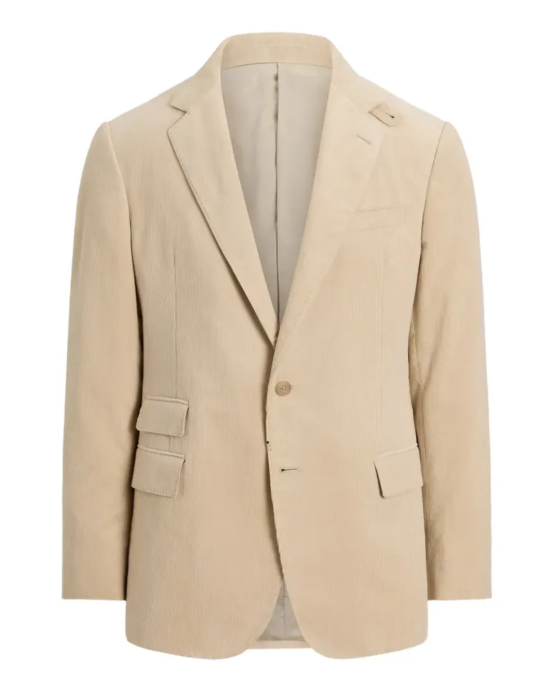 Ralph Lauren Kent Jackett aus Cord mit zwei Knöpfen - Nude Nude