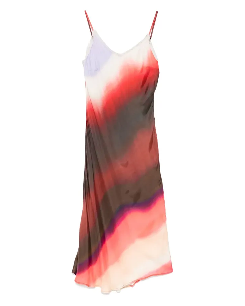 Patrizia Pepe Midikleid mit Farbverlauf - Braun Braun
