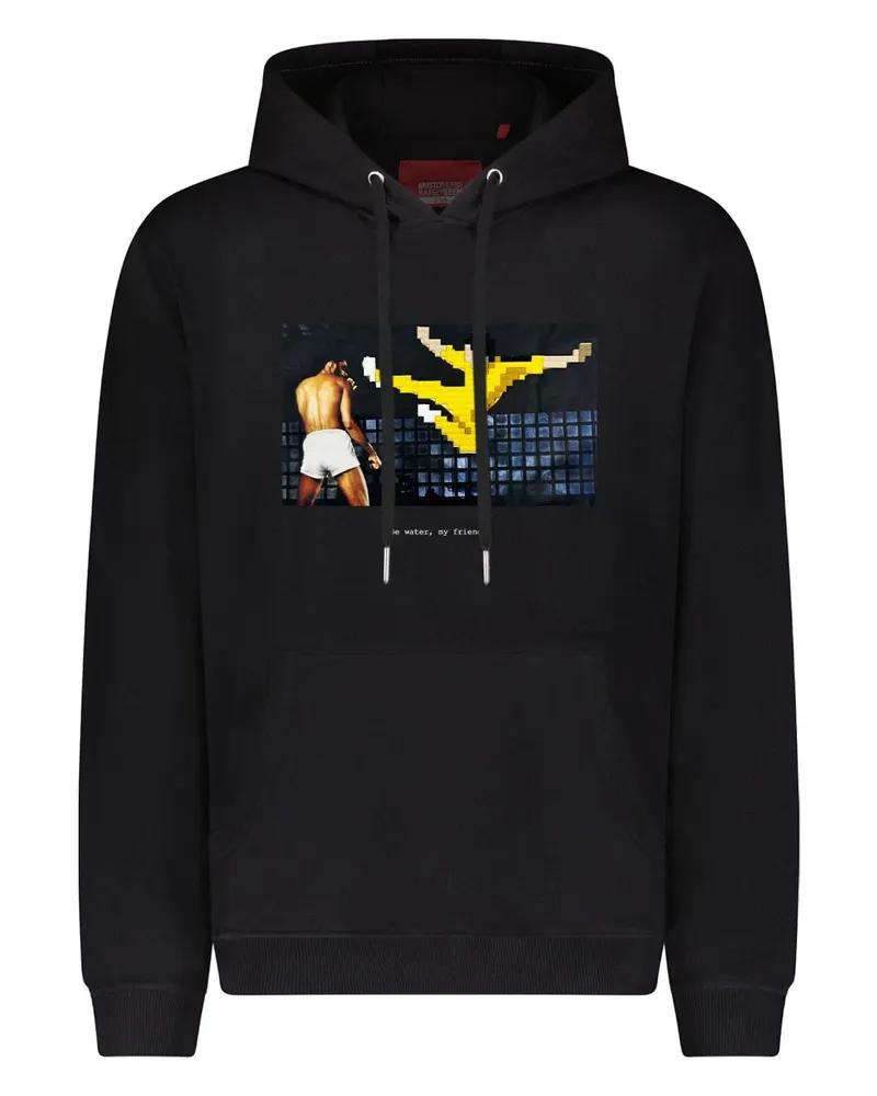 Mostly Heard Rarely Seen Be Water My Friend Hoodie - Schwarz Schwarz