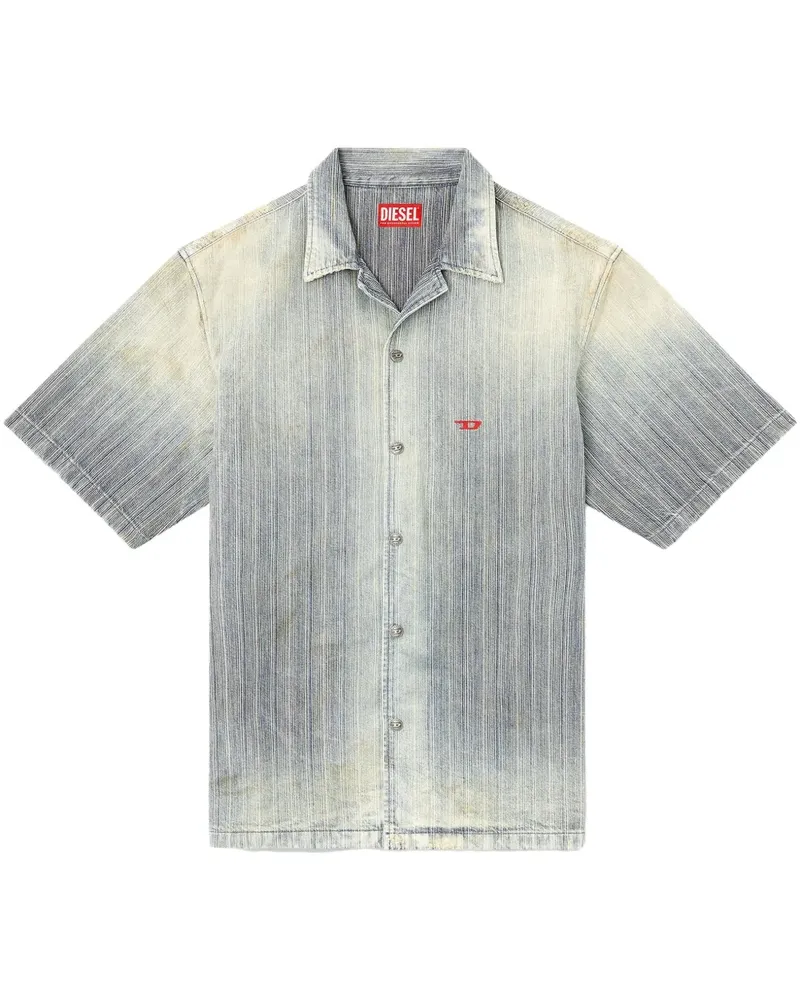 Diesel D-Nabil Hemd - Grau Grau