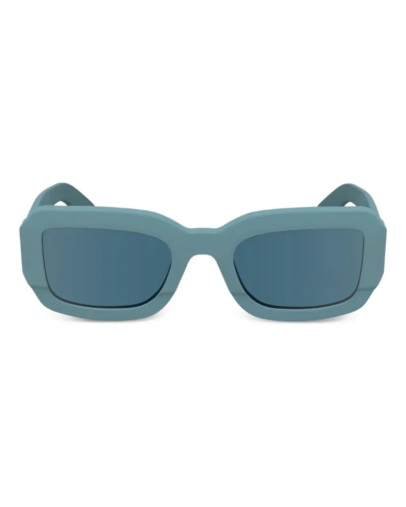Calvin Klein Sonnenbrille mit eckigem Gestell - Blau Blau