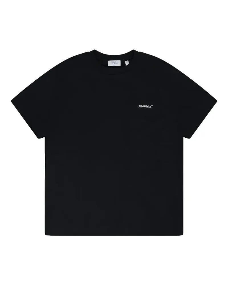 OFF-WHITE T-Shirt mit Windy Arrows-Print - Schwarz Schwarz