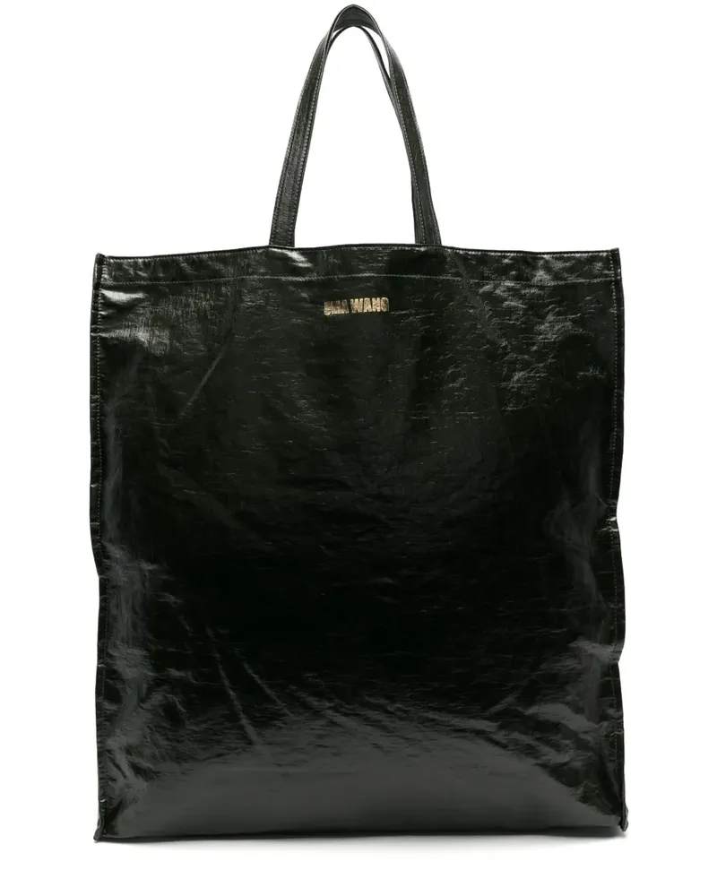 Uma Wang Großer Shopper aus Canvas - Grün Grün