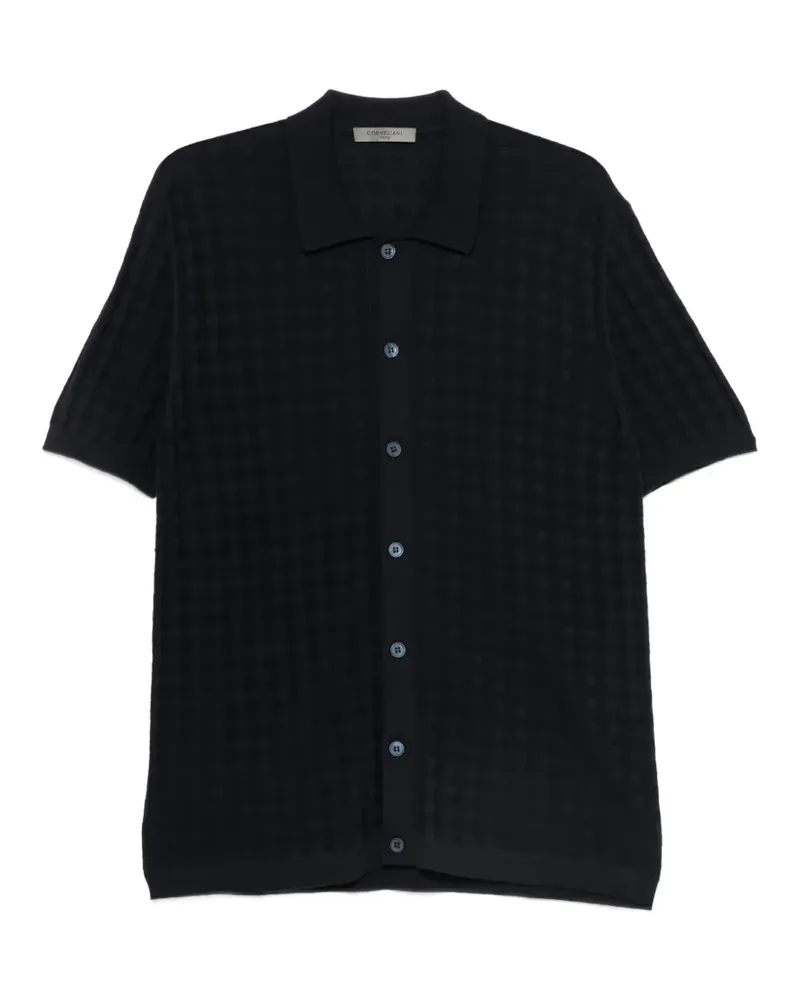 Corneliani pointed-collar shirt - Blau Blau